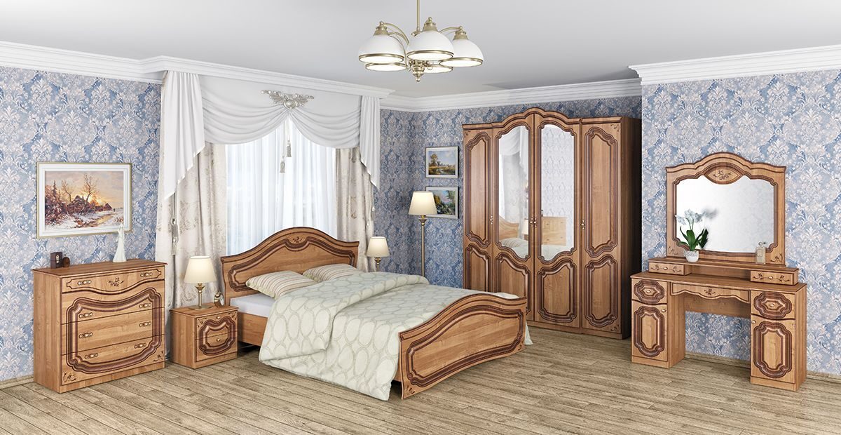 Кровать Мебель-Неман «Орхидея»
