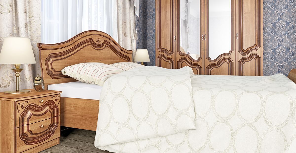 Кровать Мебель-Неман «Орхидея»