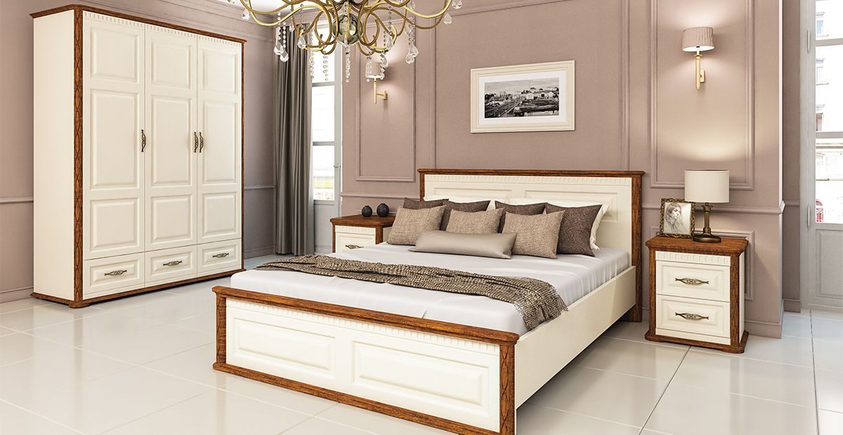 Кровать с подъемным механизмом Мебель-Неман «Марсель»