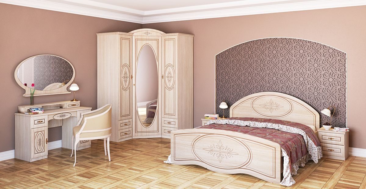 Кровать Мебель-Неман «Василиса»