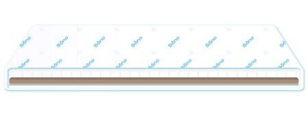 Топпер Sono 9 70х140 кокос + латекс