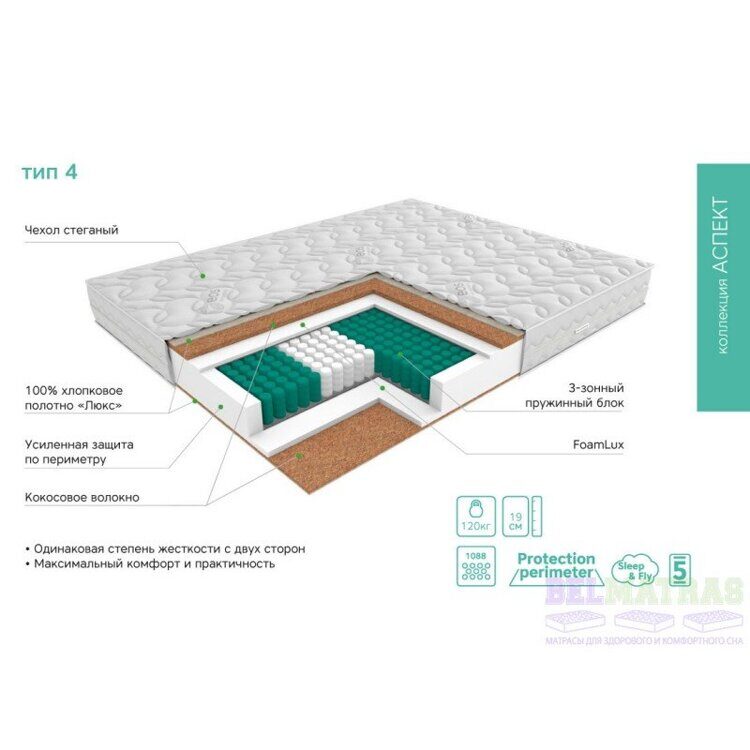 Матрас Эос Аспект Тип 4 140х200