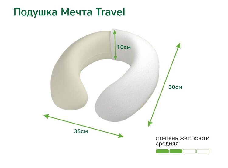 Подушка ЭОС Мечта Travel